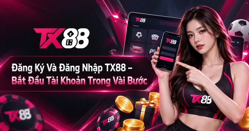 Đăng Ký Và Đăng Nhập TX88 – Bắt Đầu Tài Khoản Trong Vài Bước